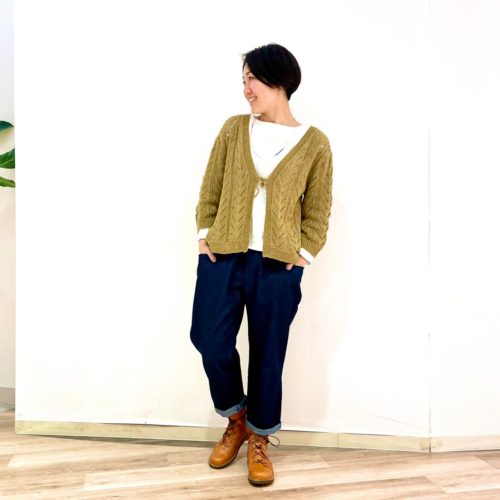 rawデニムヨークテーパードPT