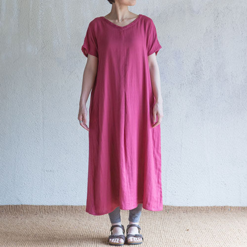 KL VネックツイバミシシュウOP